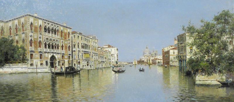 Antonio Reyna Palazzo Barbaro and the Grand Canal