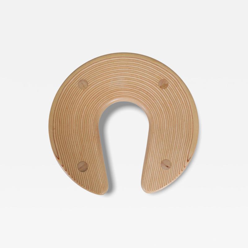 Antti Nurmesniemi Iconic Antti Nurmesniemi Sauna Horseshoe Stool for Palace Hotel Helsinki 1952