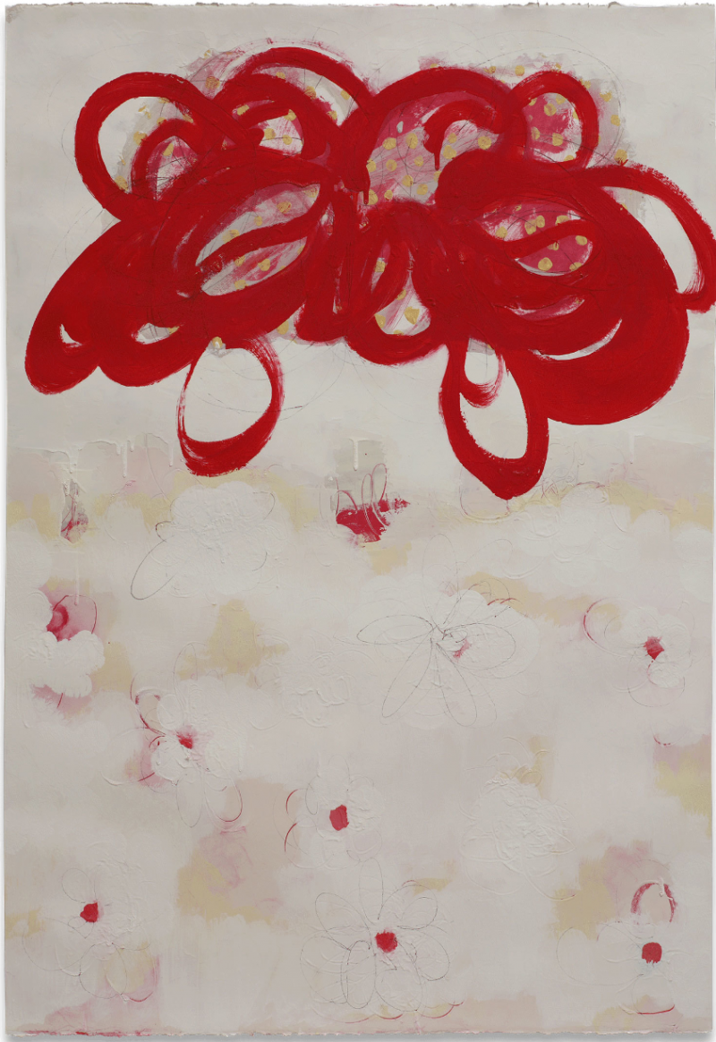 Anya Spielman Flutter Abstract painting 2009