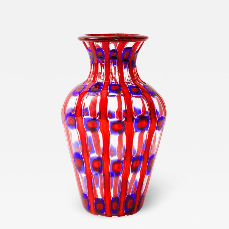 Anzolo Fuga Anzolo Fuga Transennati Vase with Unique Variation 1962