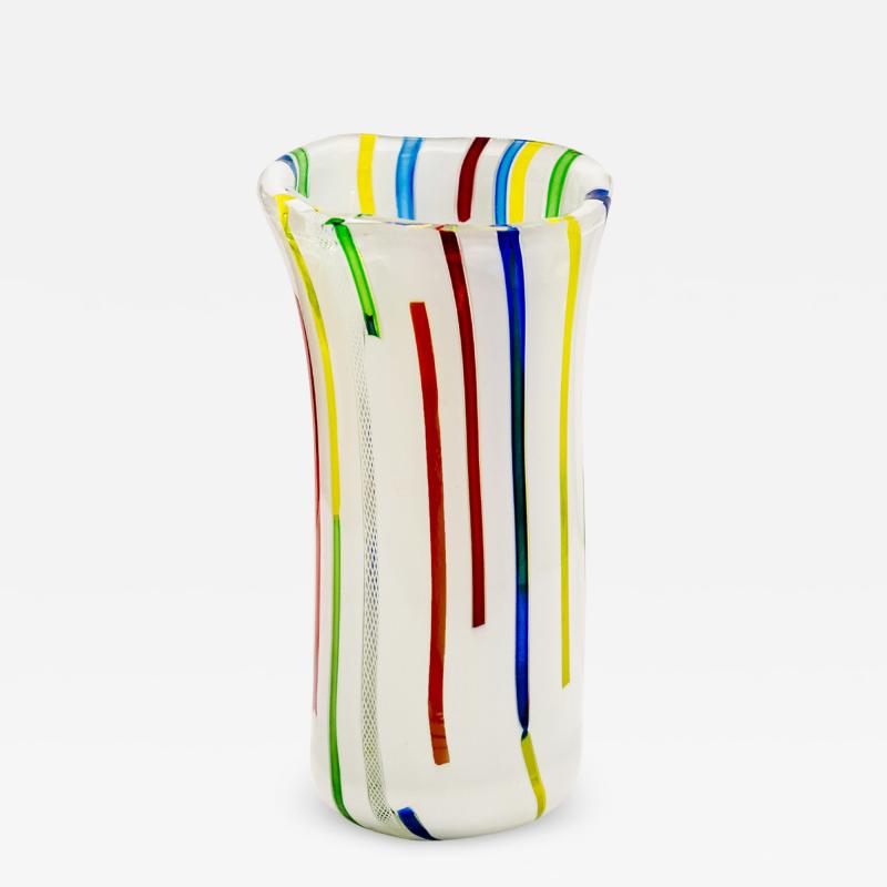 Anzolo Fuga Anzolo Fuga Vase with Vertical Rods 1955 56