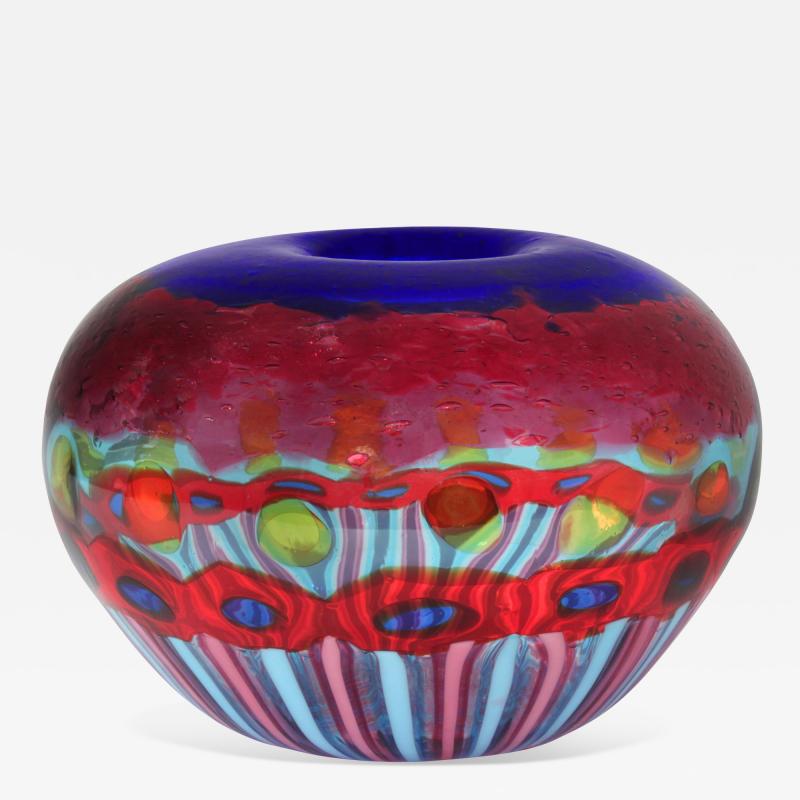 Anzolo Fuga Exceptional Hand Blown Glass Vase by Anzolo Fuga for A V E M 