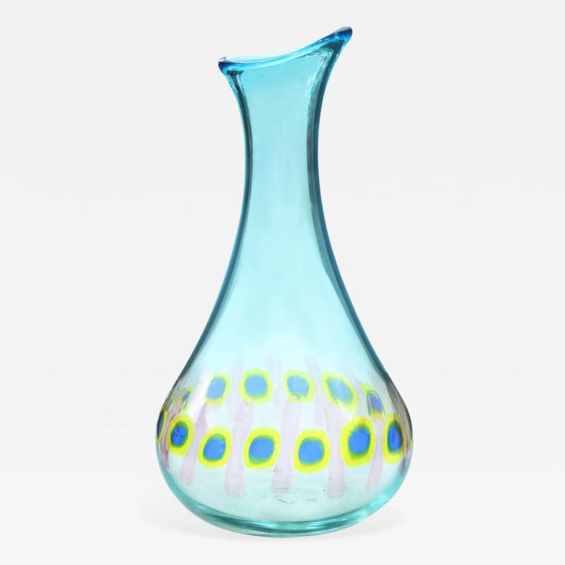 Anzolo Fuga Hand Blown Glass Murrine Incatenate Vase by Anzolo Fuga for A V E M 