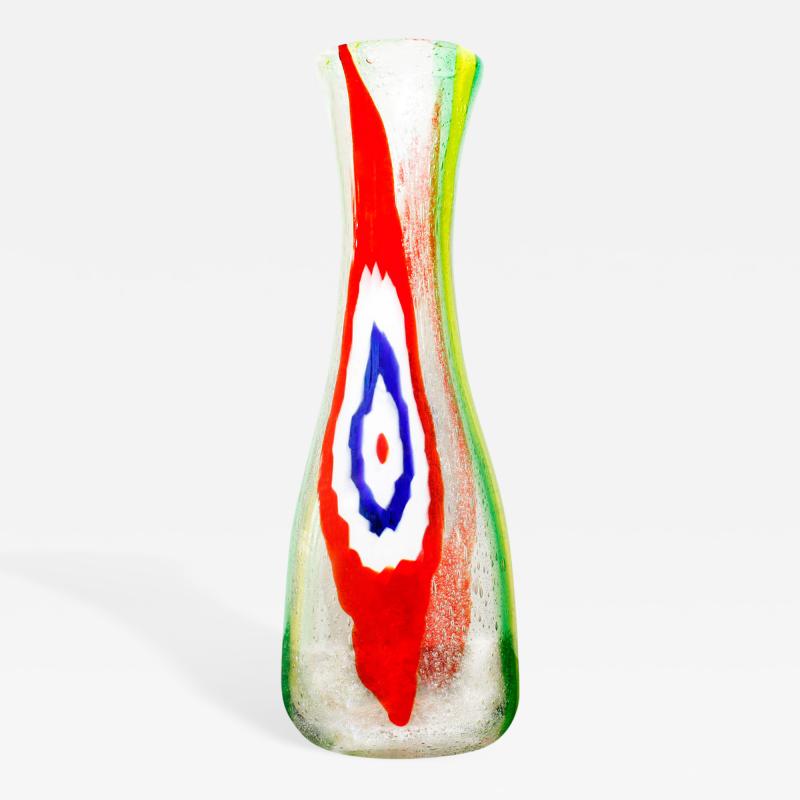 Anzolo Fuga Large Hand Blown Glass Vase By Anzolo Fuga 1950s