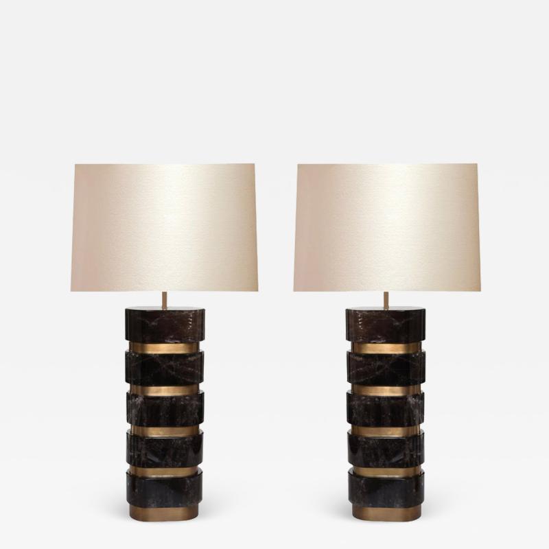 Arc II Rock Crystal Lamps by Phoenix