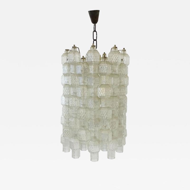 Archimede Seguso Archimede Seguso Murano Glass Ceiling Lamp Italy 1950s