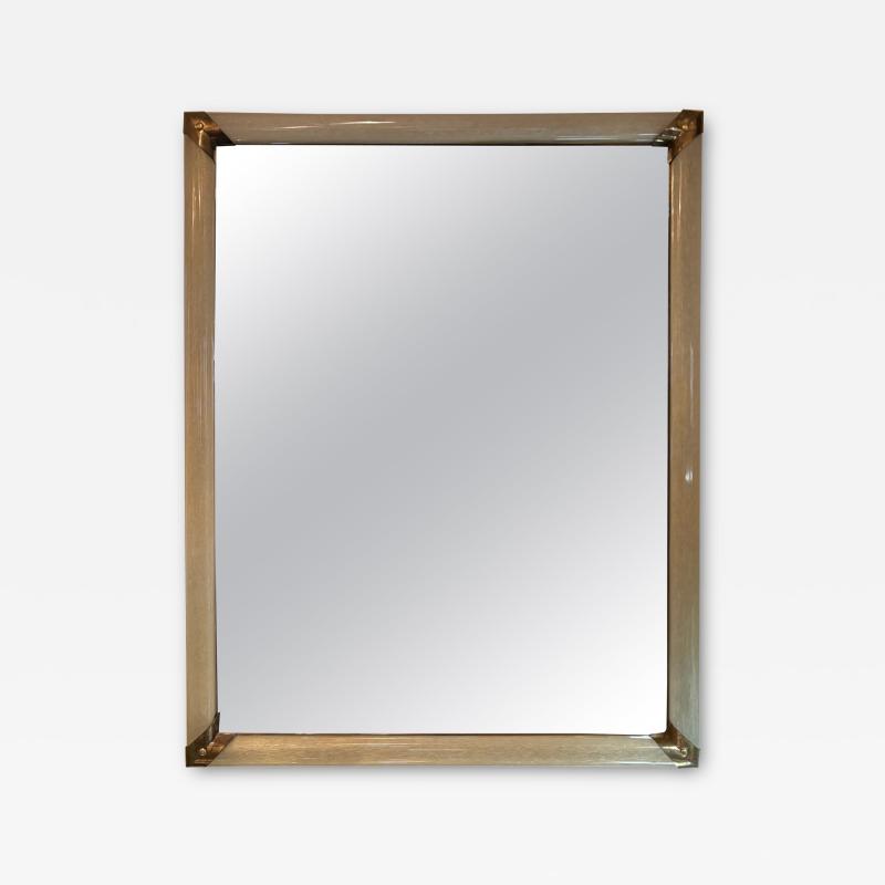 Archimede Seguso Murano Glass Mirror By Archmide Seguso