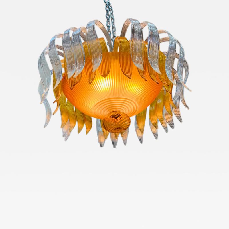 Archimede Seguso STUNNING MURANO GLASS CHANDELIER