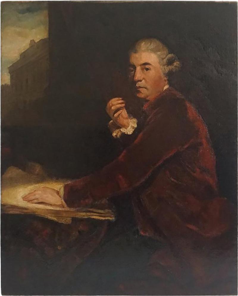 Architect William Chambers Portrait after Joshua Reynolds