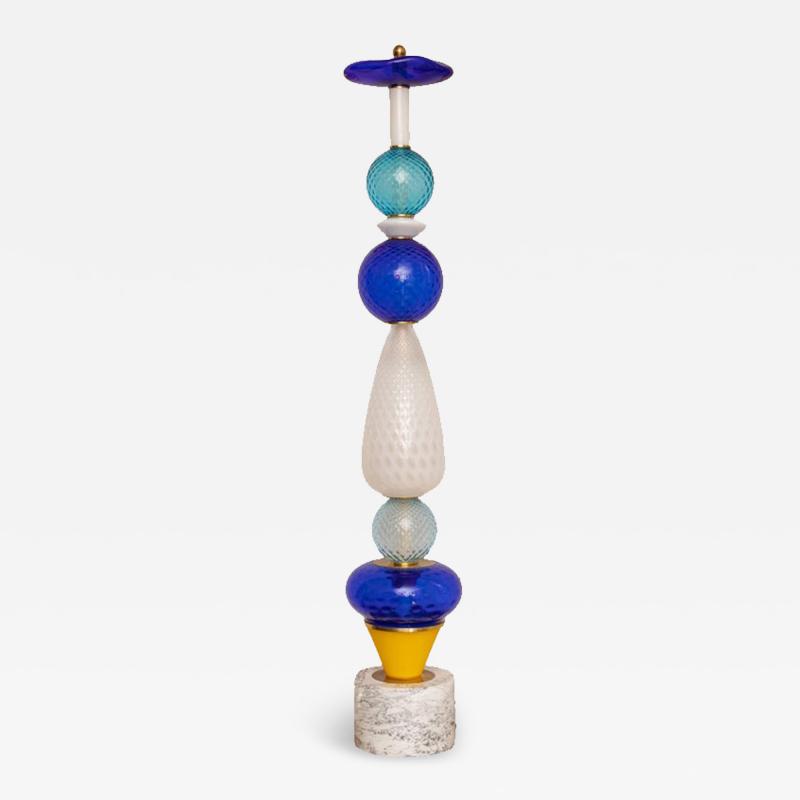 Architectural Murano Glass Totem Floor Lamp