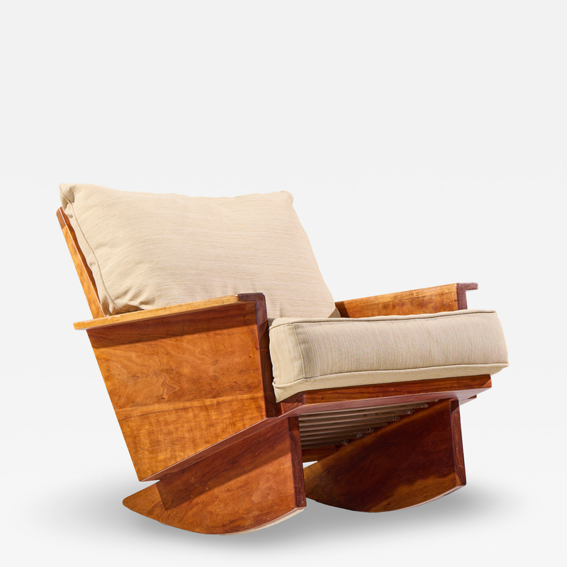 Arden Riddle Arden Riddle S308 R Mid Century Walnut Rocking Chair