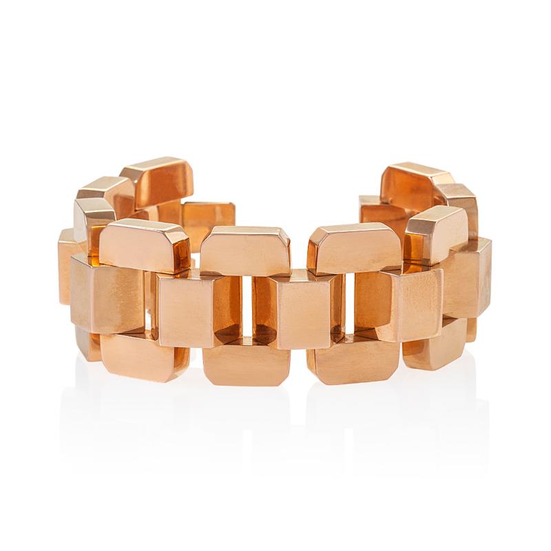 Argentinian Retro Rose Gold Bracelet