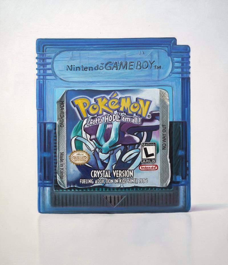 Arlo Sinclair Pokemon HODL Childhood Addiction Game Boy Crystal 