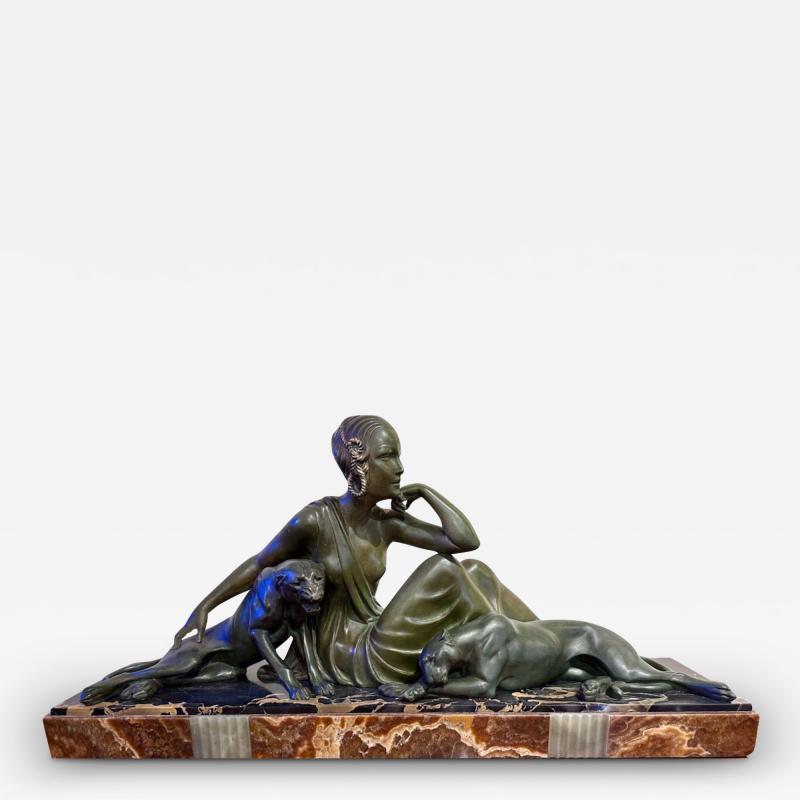 Armand Godard Art Deco statue by Armand Godard Dianas Triumph A Pantheon of Power 