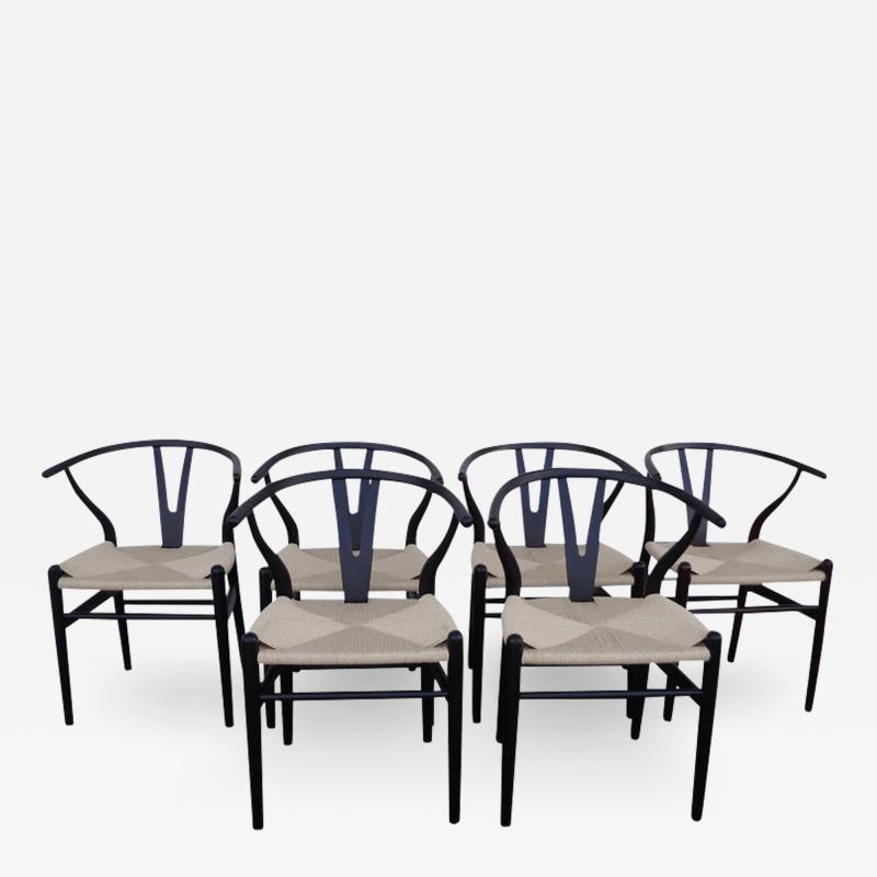 Armin Carl Hansen Set of 6 Wishbone Style Dining Chairs