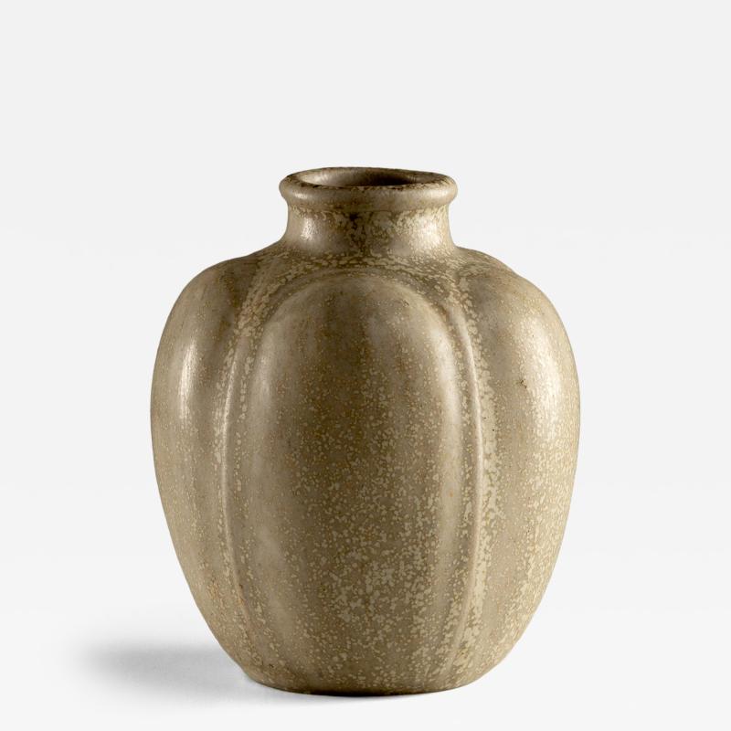 Arne Bang Stoneware Model 148 Vase by Arne Bang Denmark 1930s