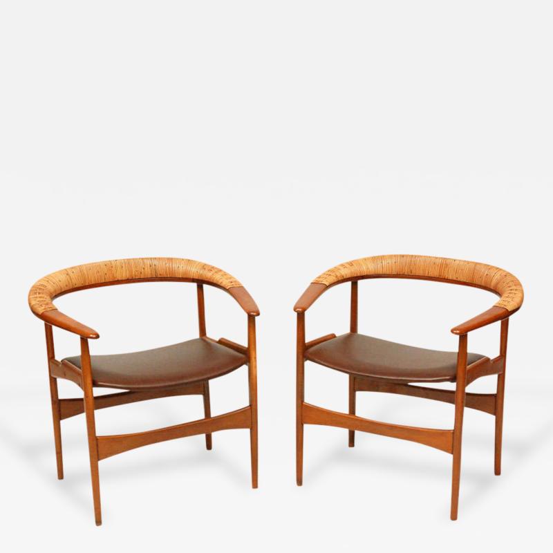 Arne Hovmand Olsen Pair of Arne Hovmand Olsen Armchairs