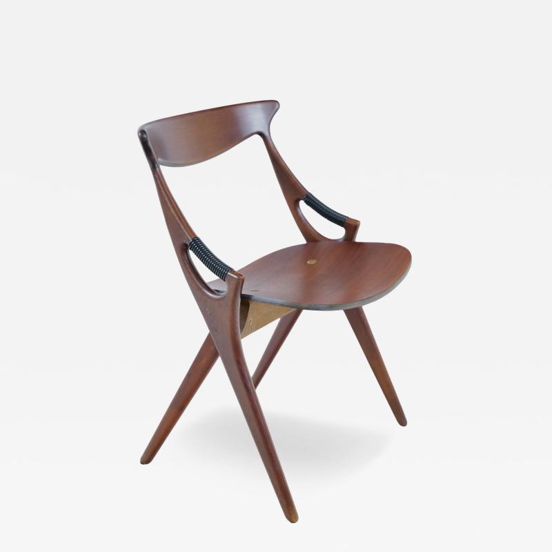 Arne Hovmand Olson Rare Scandinavian Modern Teak Dining Chair by Arne Hovmand Olson