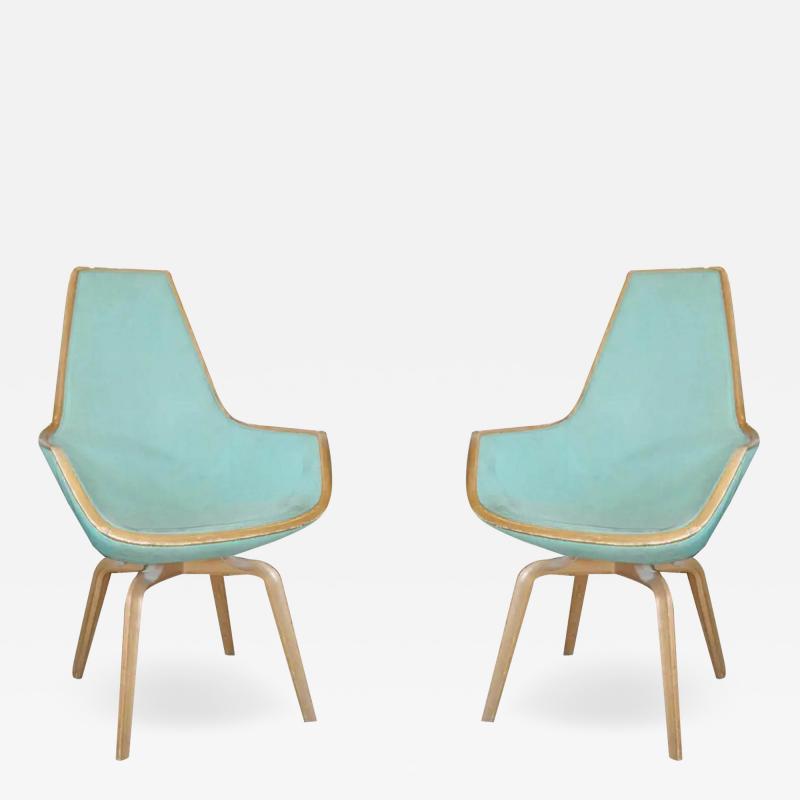 Arne Jacobsen Pair of Giraffe Chairs by Arne Jacobsen