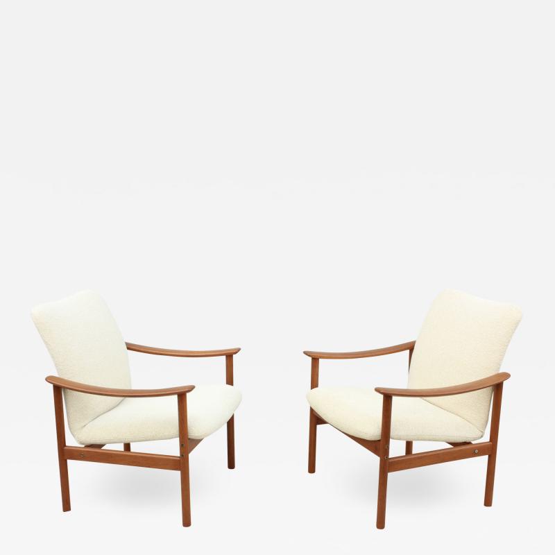 Arne Vodder Arne Vodder Attributed Teak Armchairs