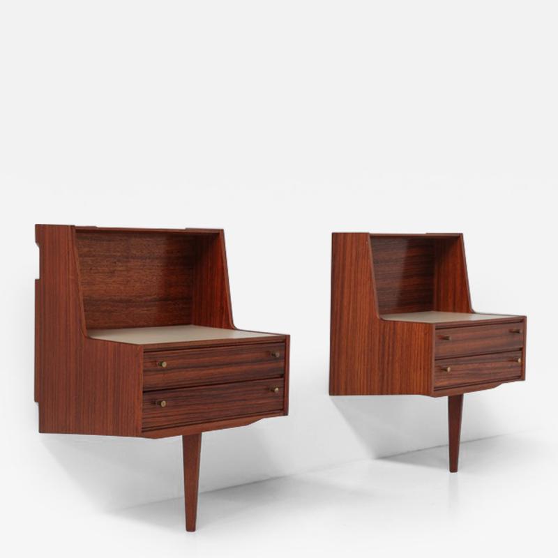 Arne Vodder Arne Vodder Sibast Bedside Tables 1960s