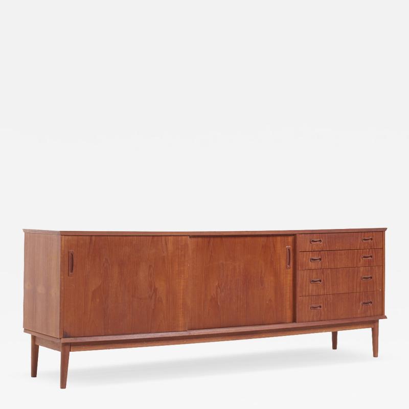 Arne Vodder Arne Vodder Style Mid Century Teak Credenza