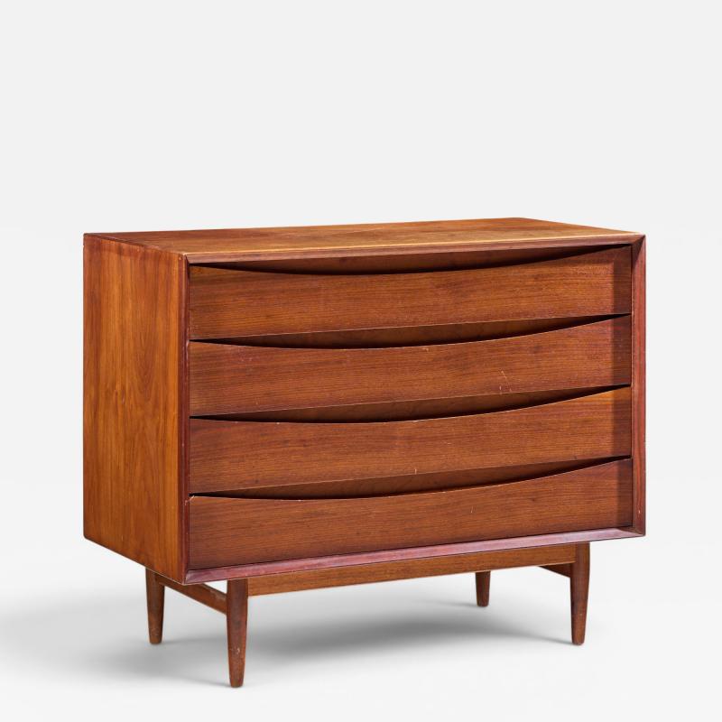 Arne Vodder Arne Vodder for Sibast Mid Century Danish Teak 4 Drawer Dresser