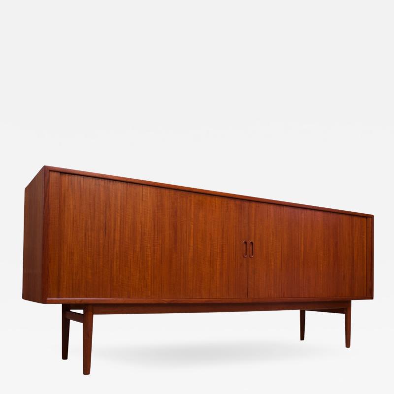 Arne Vodder Arne Vodder for Sibast Tambour Door Teak Credenza Model 37