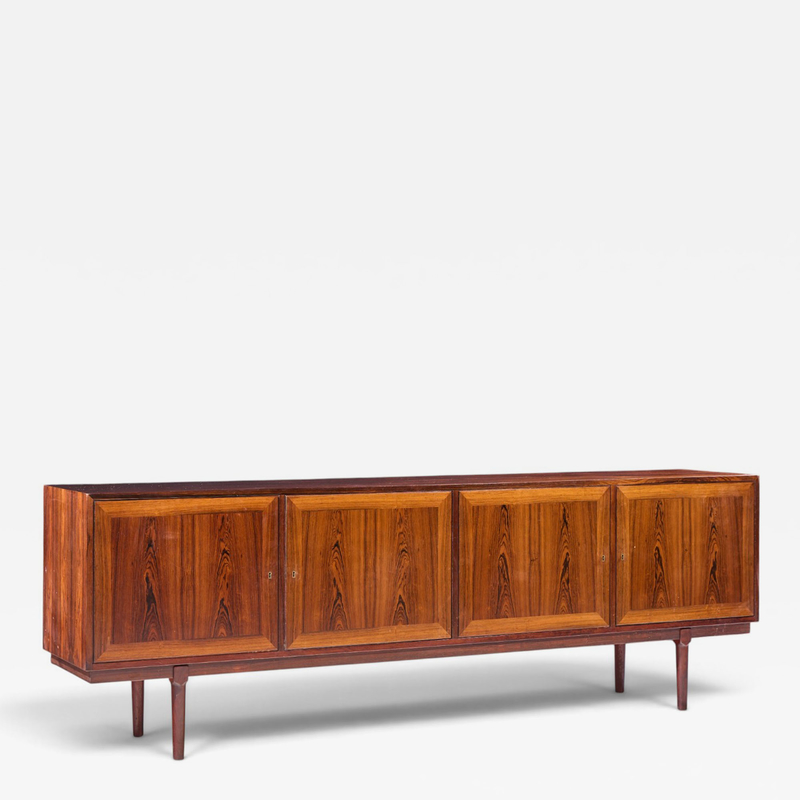 Arne Vodder Arne Vodder for Vamo S nderborg Model 59 4 Mid Century Danish Rosewood Credenza