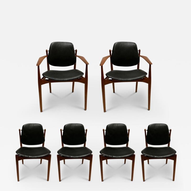 Arne Vodder DINING CHAIRS MODEL 203 BY ARNE VODDER FOR FRANCE SON DENMARK