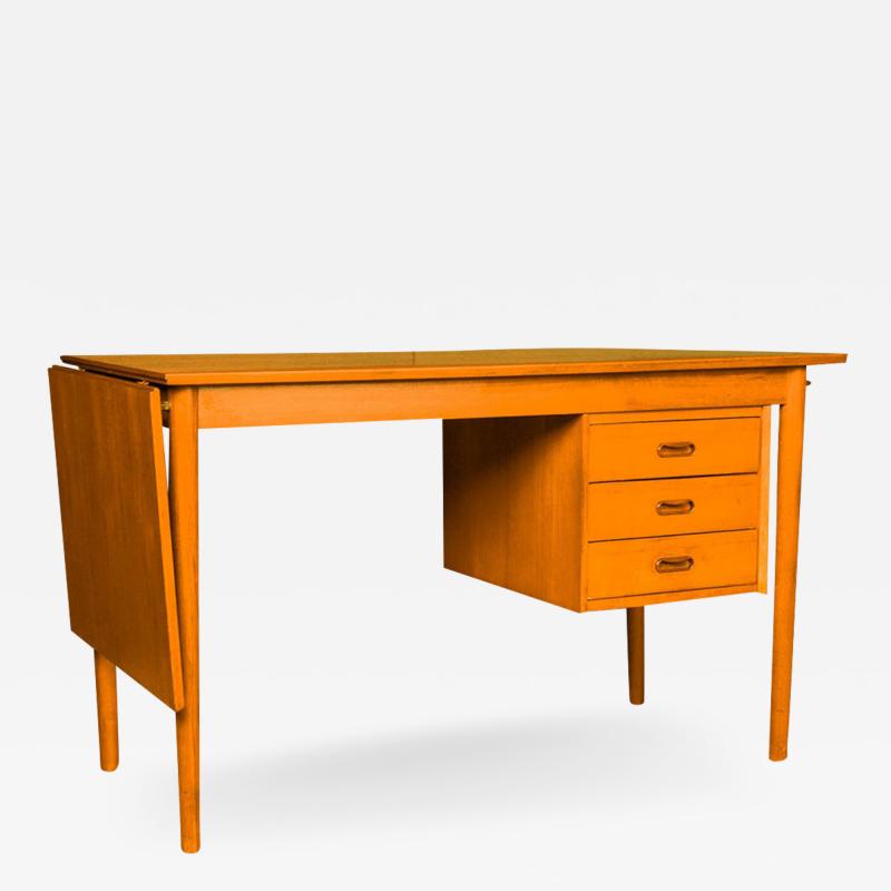 Arne Vodder Mid Century Danish Drop Leaf Expanding Desk Arne Vodder