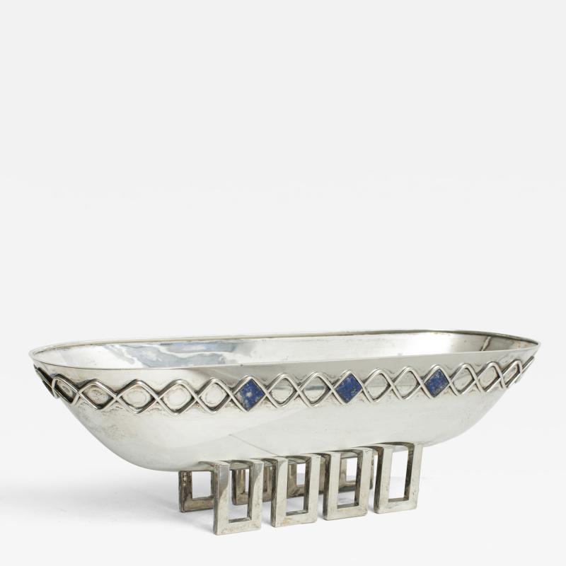 Arrigo Finzi Rare Silver Centerpiece by Arrigo Finzi
