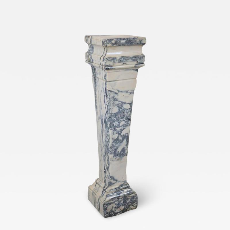 Art D co Large Column in Italian Calacatta Marble