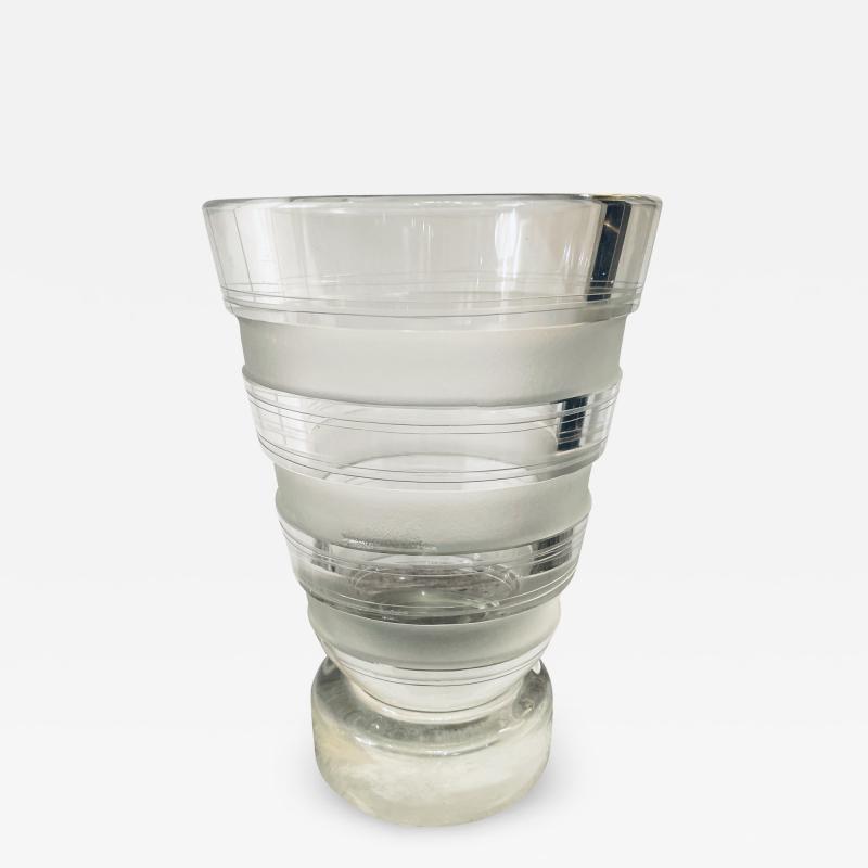 Art Deco Acid Etched Vase By Jean Luce 