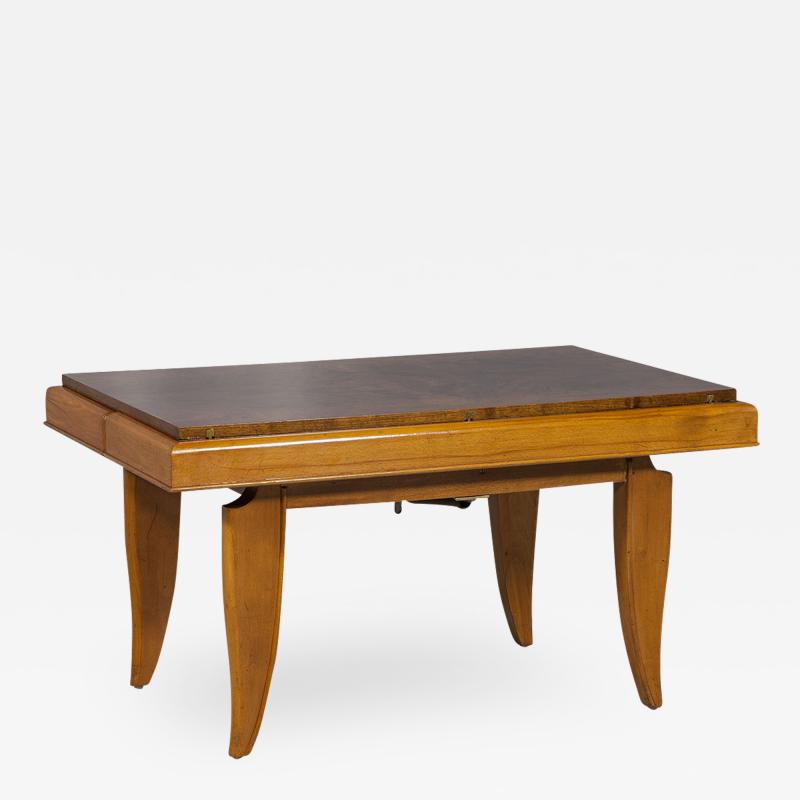 Art Deco Adjustable Cocktail Table to Dining Table