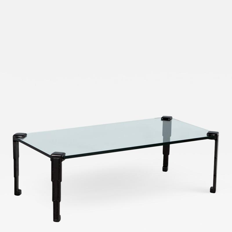 Art Deco Black Lacquered Coffee Table