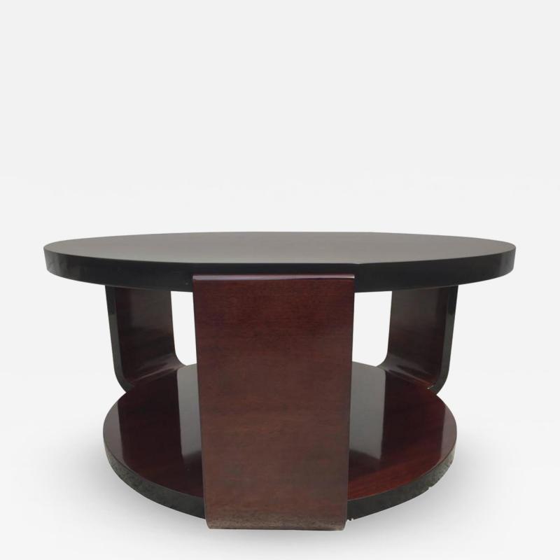 Art Deco Brown Saltman Coffee Table
