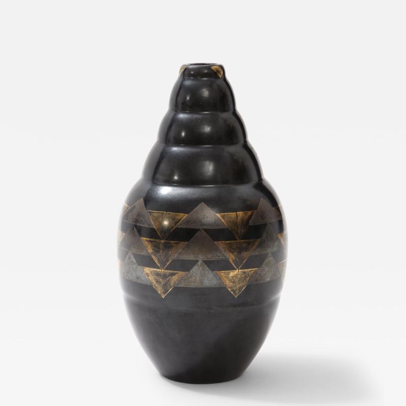 Art Deco Ceramic Vase by Jean Luce