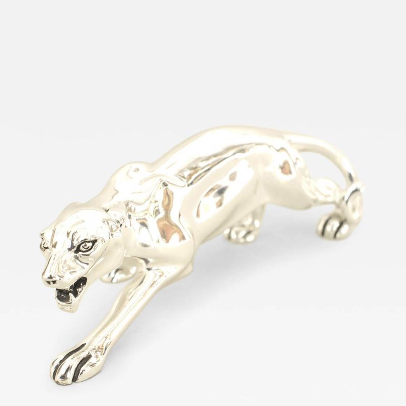 Art Deco Chrome Jaguar