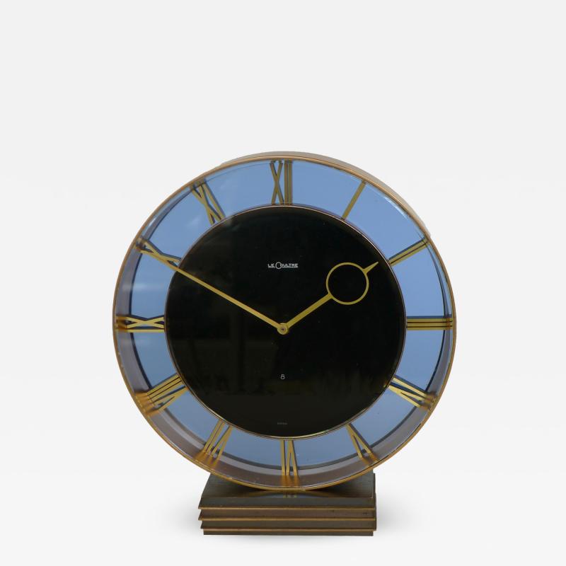 Art Deco Eight Day Clock by Le Coultre