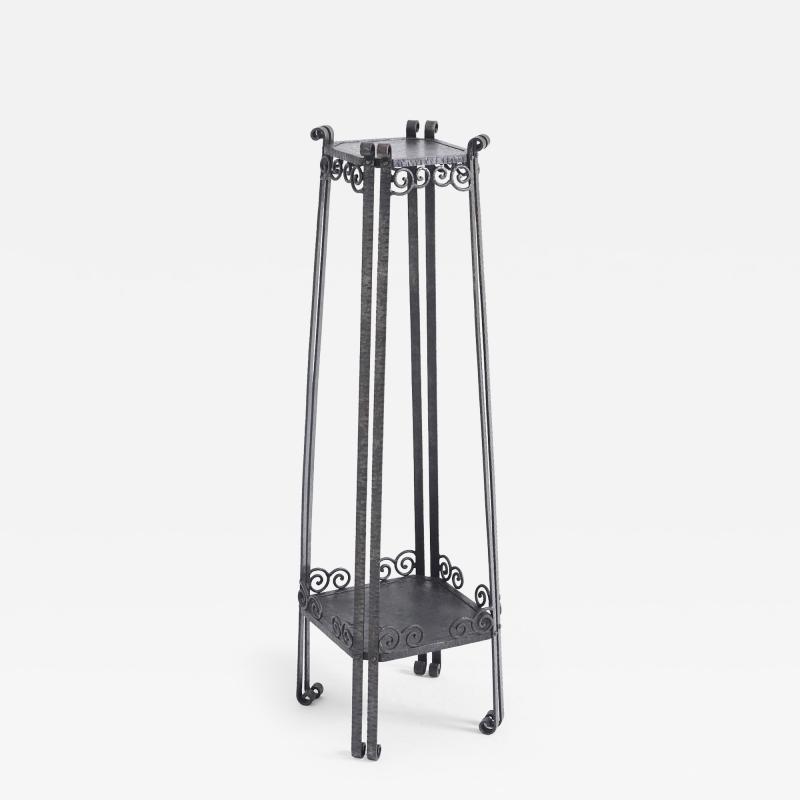 Art Deco Iron Pedestal