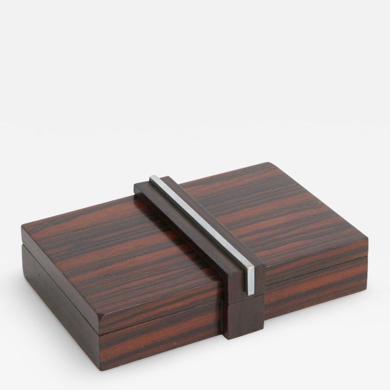 Art Deco Macassar Ebony Box
