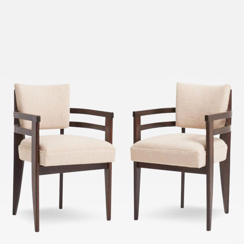 Art Deco Mahogany Armchairs