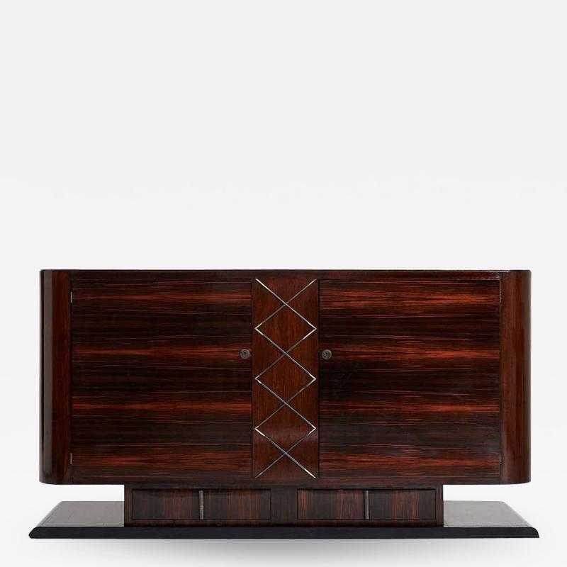 Art Deco Makassar Ebony Sideboard