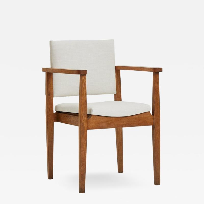 Art Deco Oak Armchair