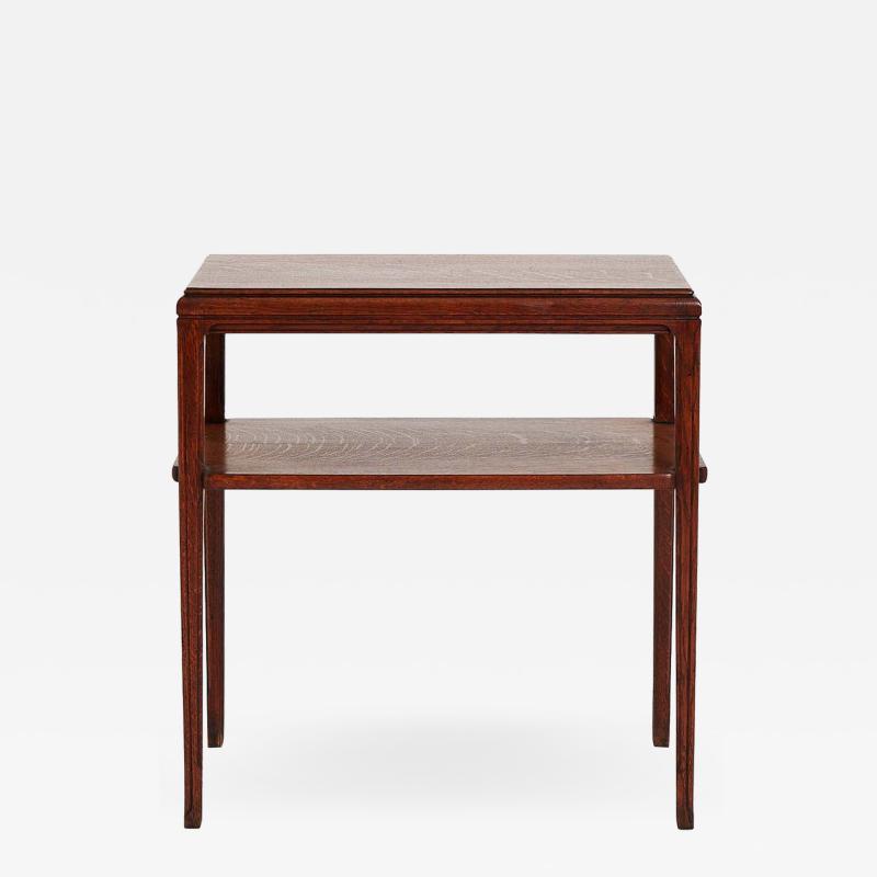 Art Deco Oak Console Table