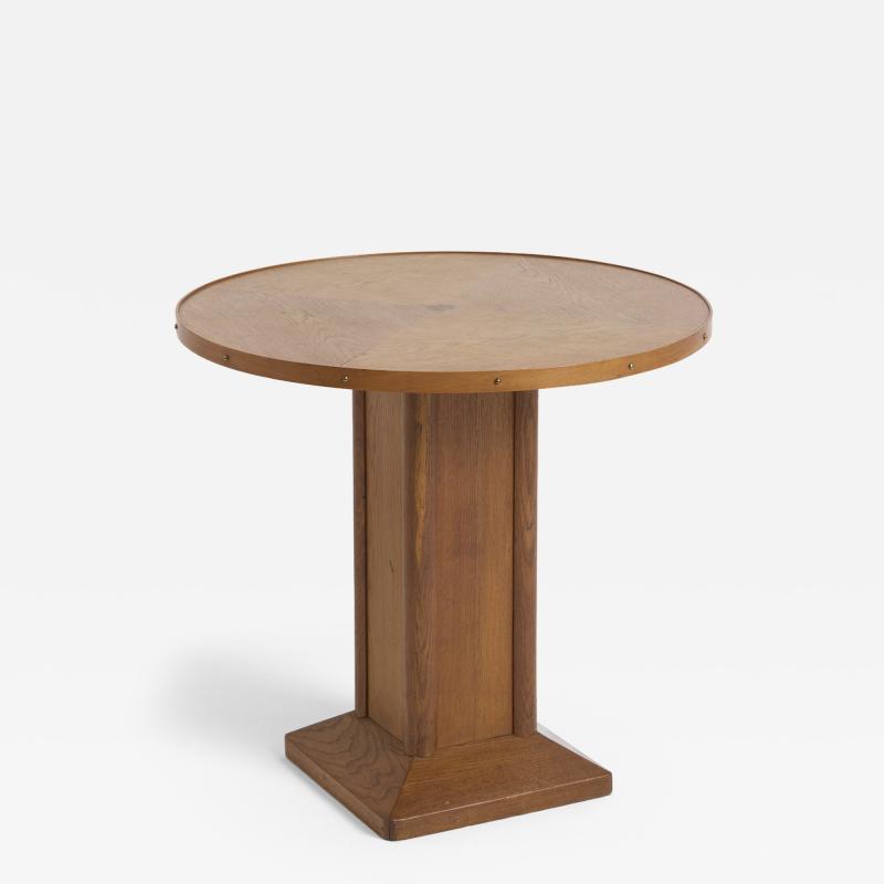 Art Deco Oak Side Table