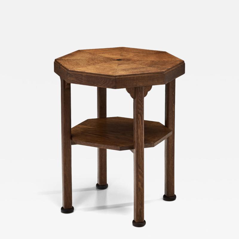 Art Deco Octagonal Side Table Europe First half of the 20th Century