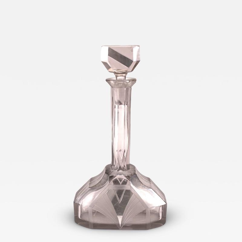 Art Deco Purple Glass Decanter