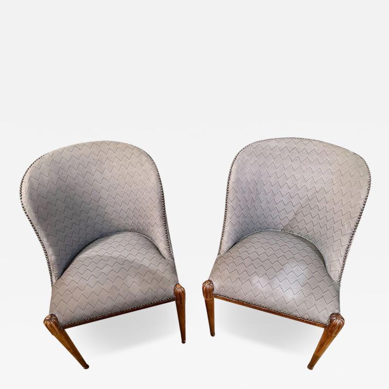 Art Deco Side Chairs Original Fabric Excellent Condition